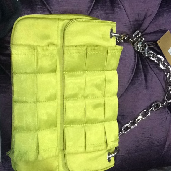 BOTKIER Lime Satin bag